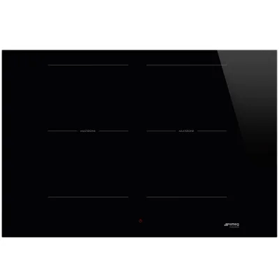 Smeg SI2M5743D1 induktionskogeplade med 2 multizoner, 70 cm, sort