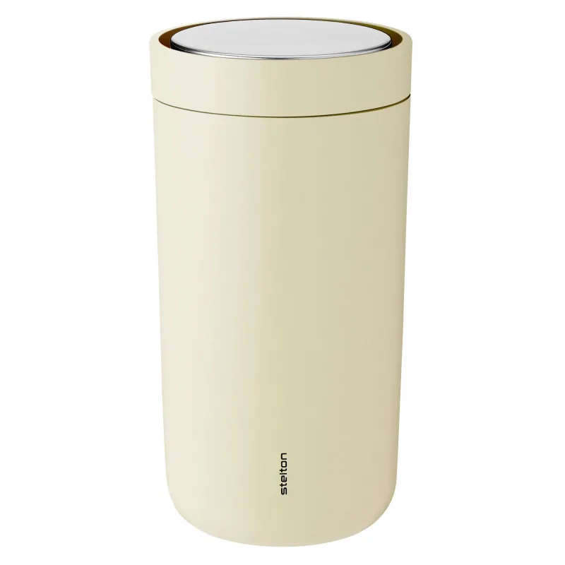 Stelton To Go Click Termokop 0,2 liter, stål, mellow yellow