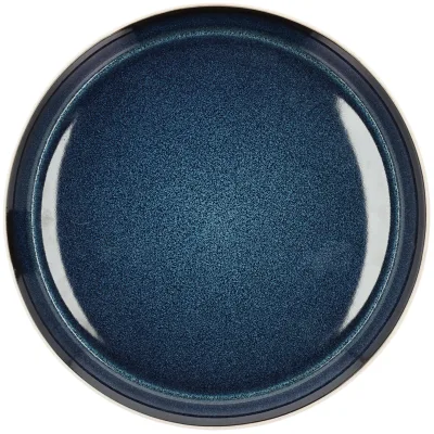 Bitz Gastro middagstallerken 27 cm, hvid/mørkeblå