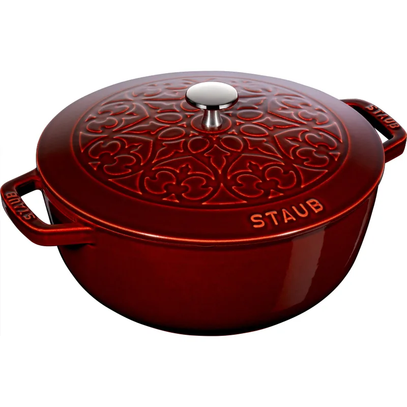 Staub La Cocotte støbejernsgryde 24 cm / 3,6 liter, grenadinrød