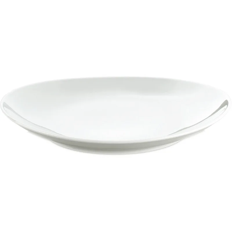 Pillivuyt Oval steaktallerken, stor 29,5 x 25,5 cm.