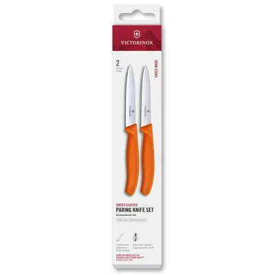 Victorinox Swiss Classic urtekniv og tomatkniv 10 cm, orange