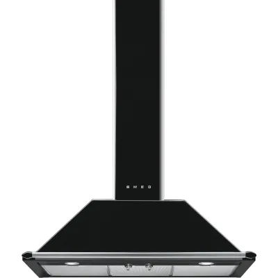 Smeg KT90BLE 90cm Victoria Væghængt Emhætte, Sort