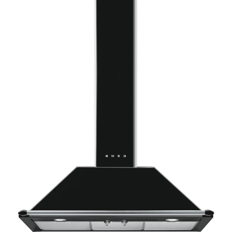 Smeg KT90BLE 90cm Victoria Væghængt Emhætte, Sort