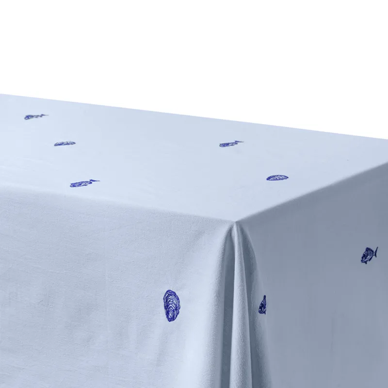 Midnatt Josefin La Mer Dug 330x145 cm, blå