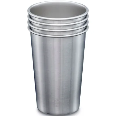 Klean kanteen Stålkrus 473 ml. 4 stk.