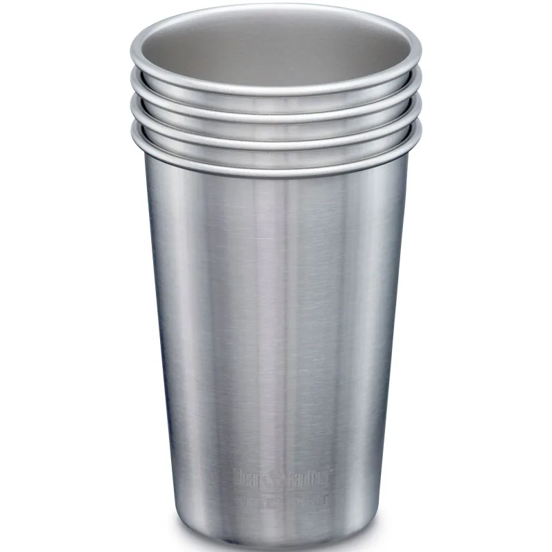 Klean kanteen Stålkrus 473 ml. 4 stk.
