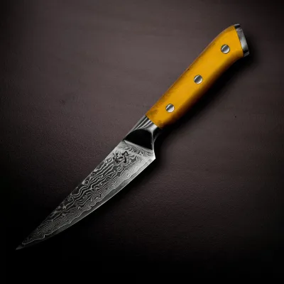 QING Steakkniv europæisk buksbom 135 mm.