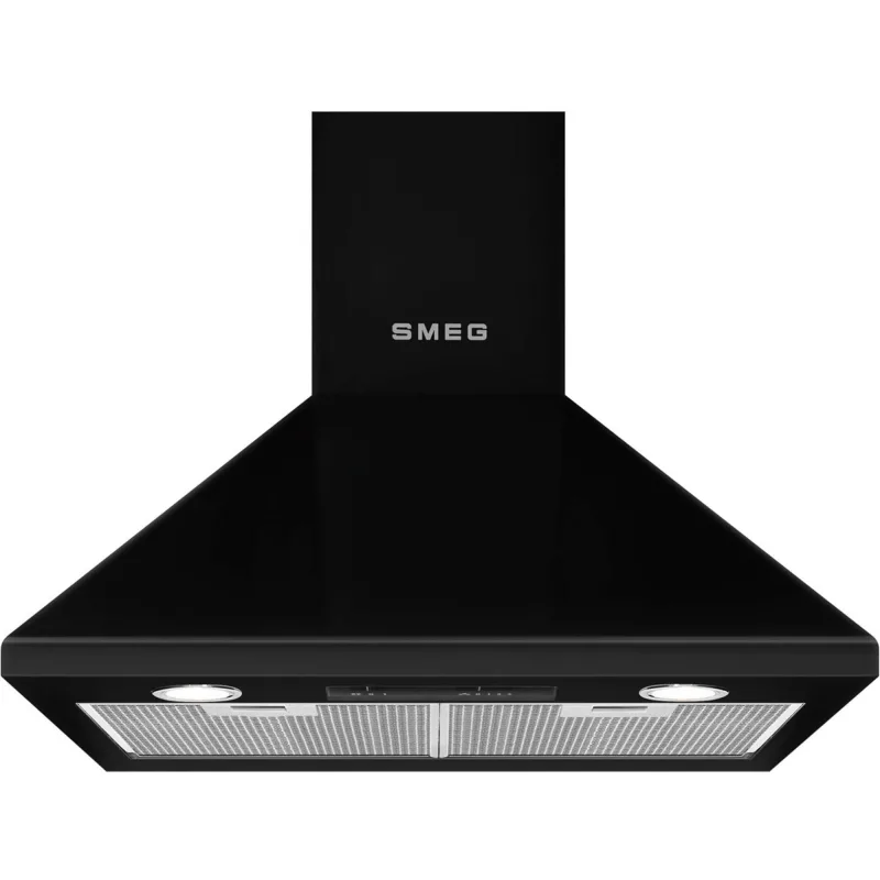 Smeg KSED65NEE 60cm Universal Vægmonteret Emhætte, Sort