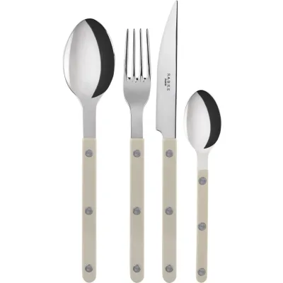 Sabre paris Bistrot Solid bestiksæt 4 dele, light kaki