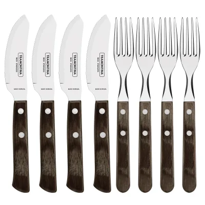 Tramontina Polywood Pizzabestik, 8 dele