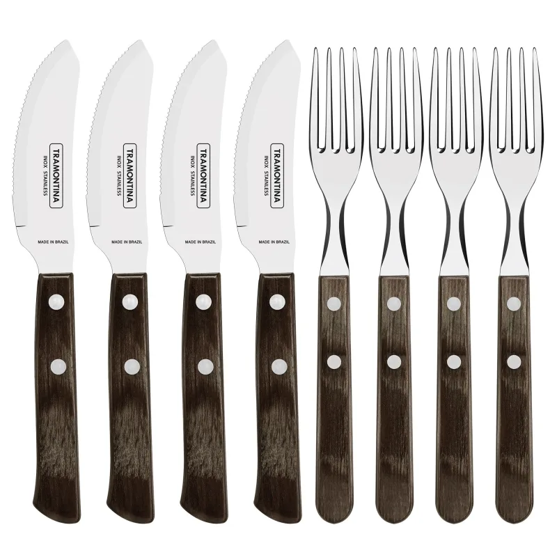 Tramontina Polywood Pizzabestik, 8 dele