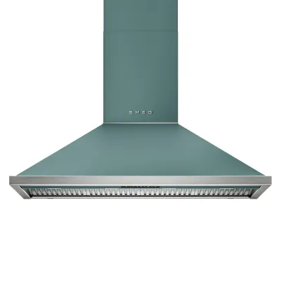 Smeg Portofino KCU124EGM væghængt emhætte 120 cm, emerald green