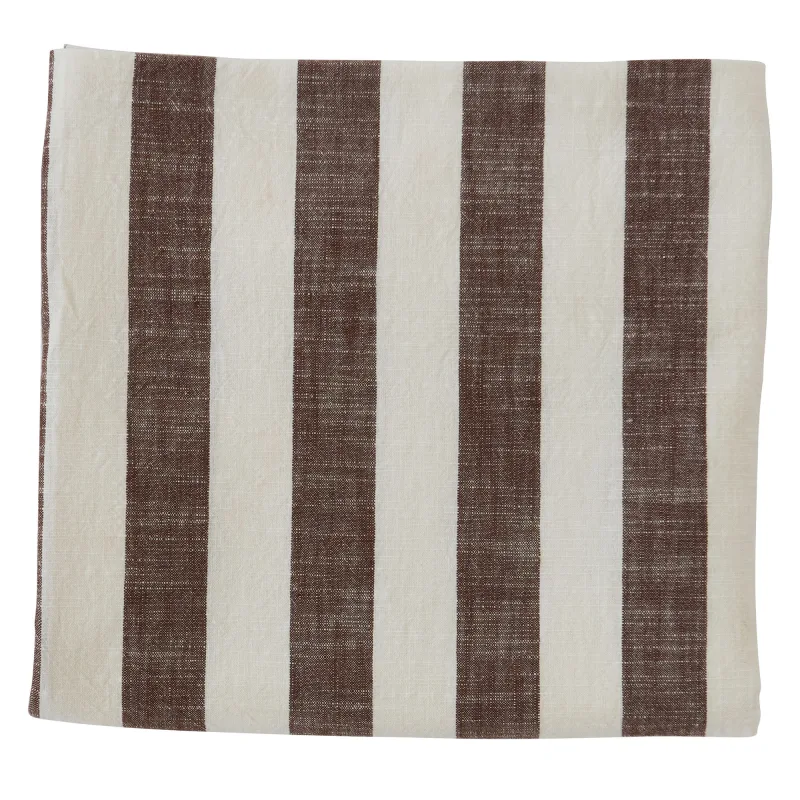 Oyoy living design Stribet dug 260x140 cm, choko