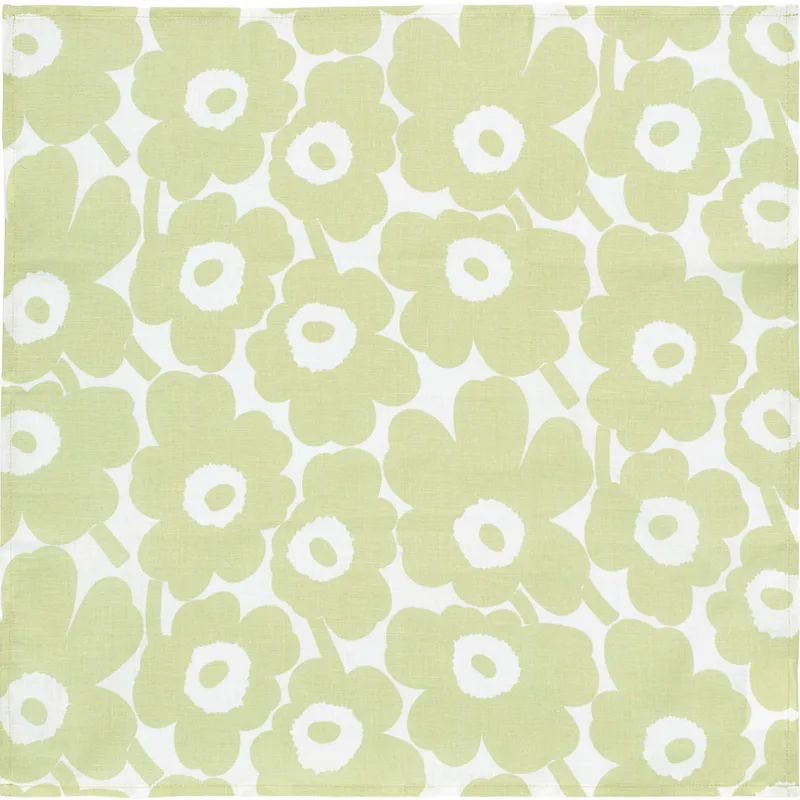 Marimekko Mini Unikko serviet, pære/hvid