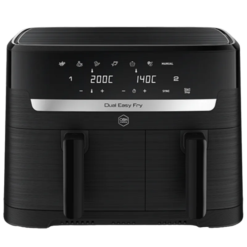 Obh nordica Easy Fry Dual airfryer 8,3 l, sort