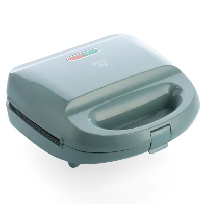 Greenchef 3-i-1 sandwichgrill/vaffeljern, smokey blue