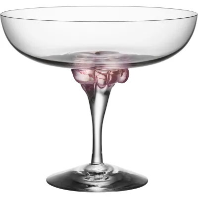 Kosta boda Sugar Dandy Coupe Glas 32 cl. Rosa