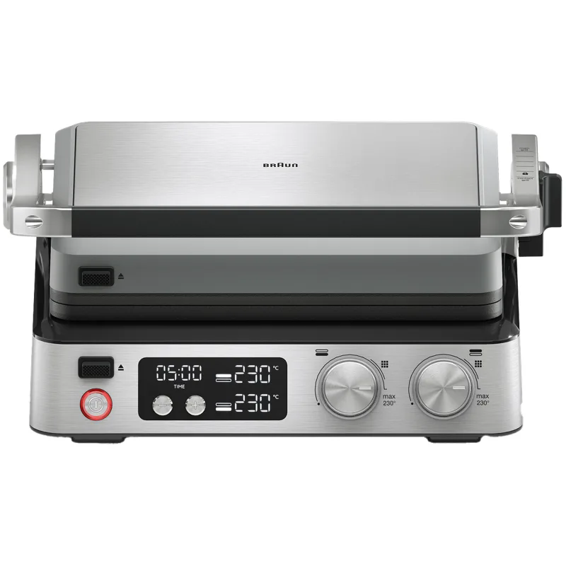 Braun MultiGrill 7 Contact Grill CG 7044, rustfrit stål