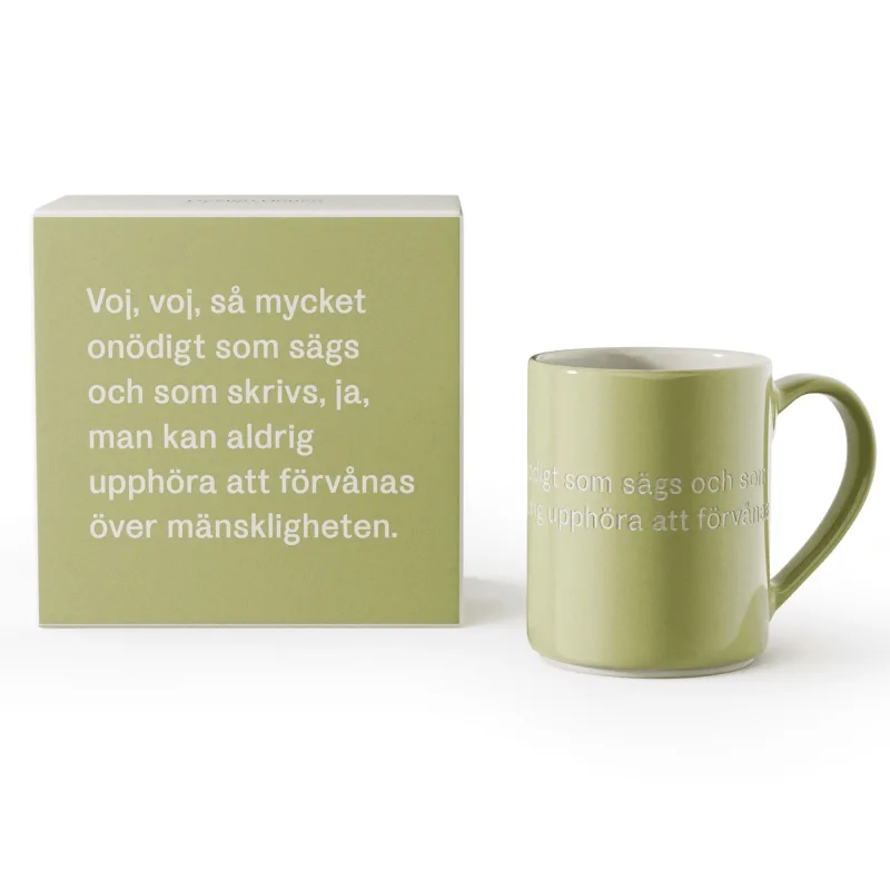 Design house stockholm Astrid Lindgren krus 35 cl, Voj, voj, så mycket onödigt som sägs
