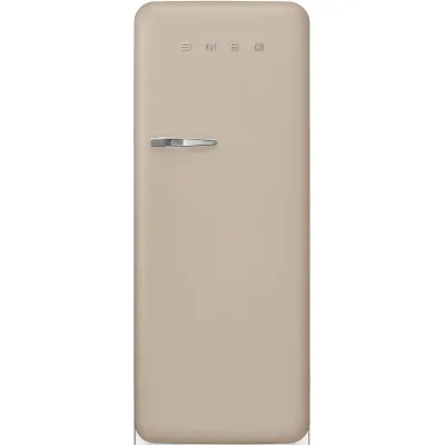 Smeg FAB28RDPP6 Køleskab Med Fryser 153cm Højrehængt Perfectly Pale