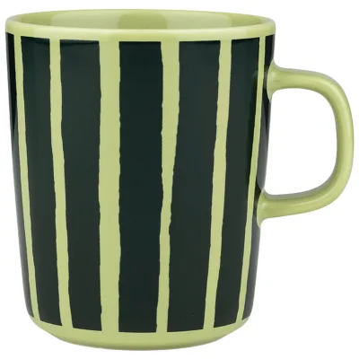Marimekko Piccolo krus 2,5 dl, pære/mørkegrøn