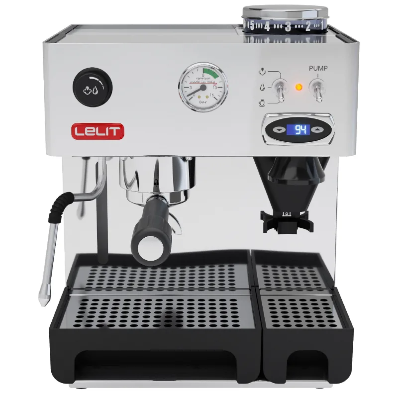 Lelit PL042TEMD Anita espressomaskine, rustfrit stål