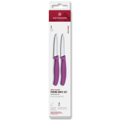 Victorinox Swiss Classic urtekniv 8 cm 2-pak, lilla