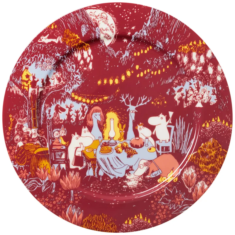 Moomin arabia Arabia Mumin Festlige Stunder Serveringsfad Ø30 cm