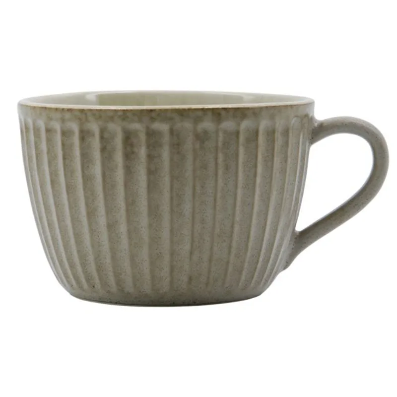 House doctor Pleat kaffekop, grå/brun