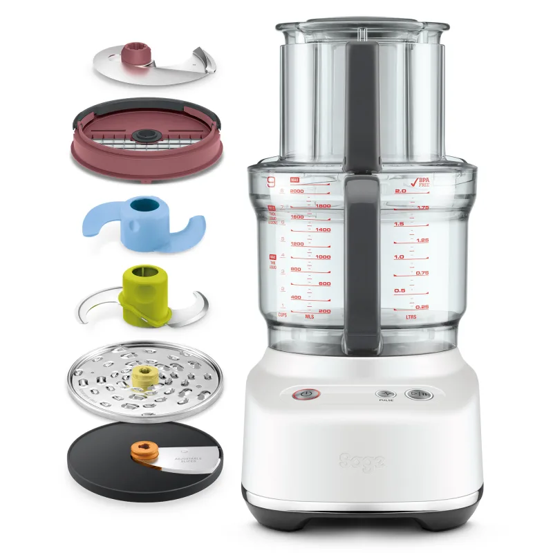 Sage SFP638SST Foodprocessor, hvid