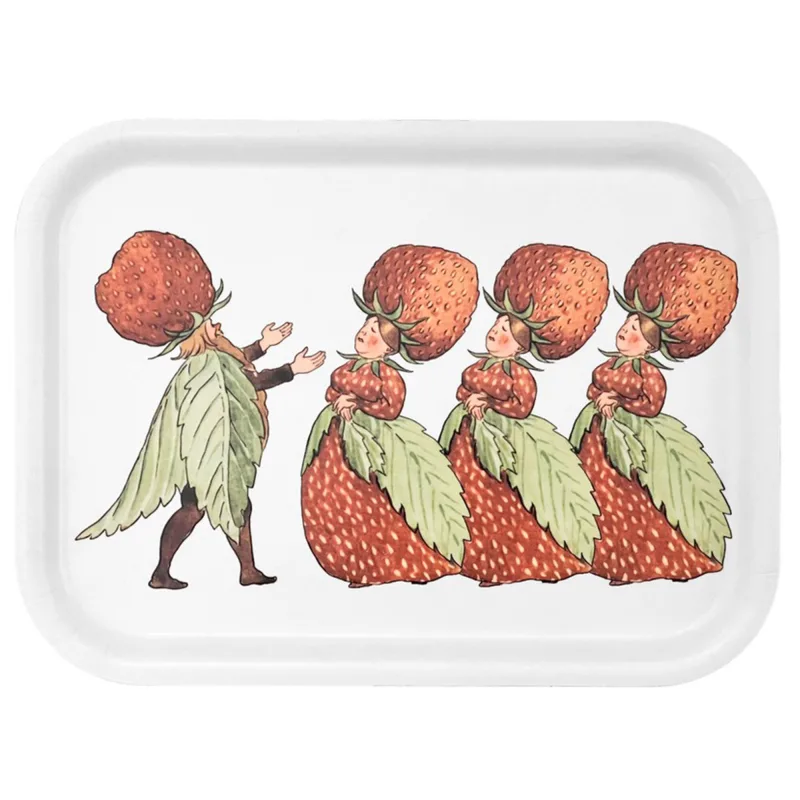 Design house stockholm Elsa Beskow bakke 27 x 20 cm, the strawberry family