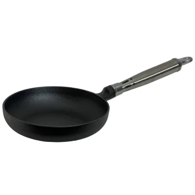 Ronneby bruk Maestro støbejernsstegepande med rund kant, 20 cm
