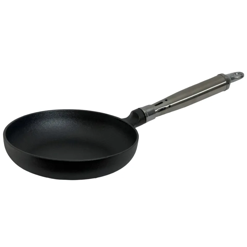 Ronneby bruk Maestro støbejernsstegepande med rund kant, 20 cm