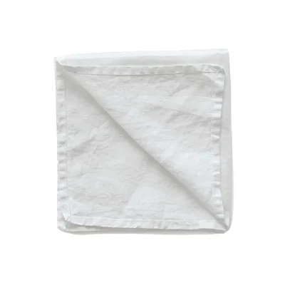 Tell me more Serviet, 45x45 cm, bleached white