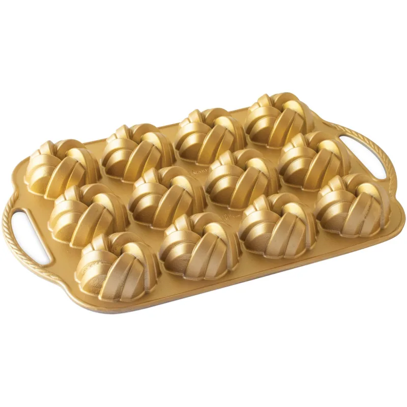 Nordic ware 75-års jubilæum mini flettet bageform
