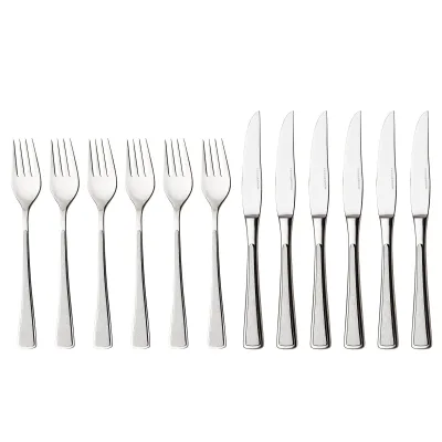 Hardanger bestikk Ramona Steakbestik 6-personer