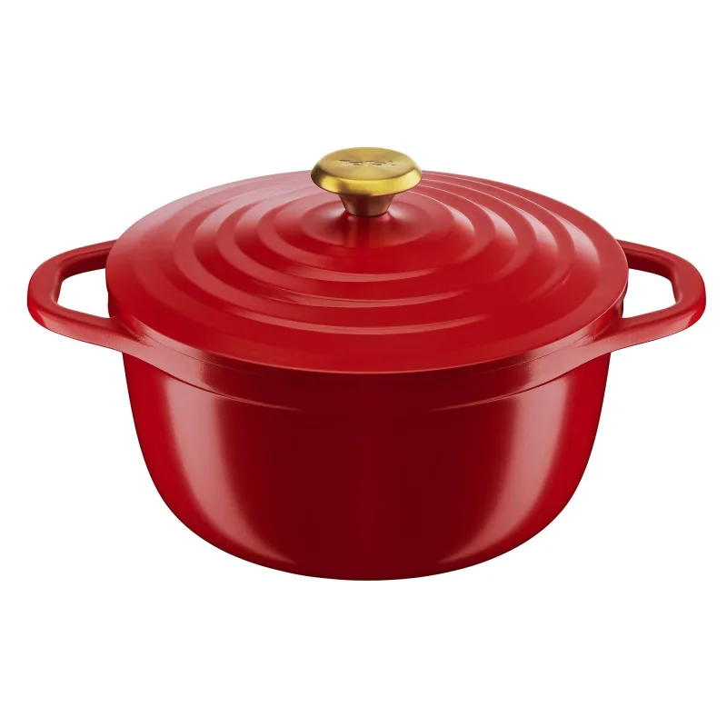 Tefal Air gryde, 4,7 liter, 24 cm, rød