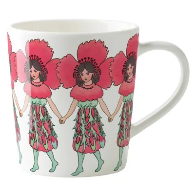 Design house stockholm Elsa Beskow krus med hank 40 cl, poppy