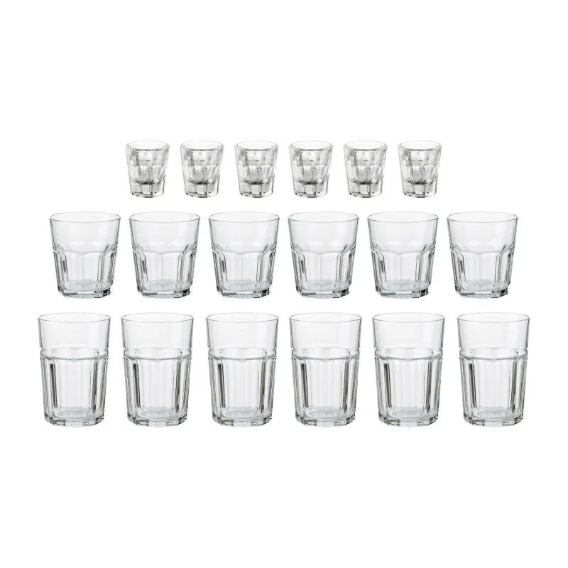 Aida Atelier Granit glas, 18 dele