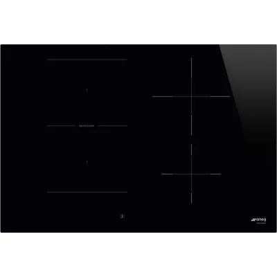Smeg SI1M4744D Classic Induktionskogeplade 70 cm, sort