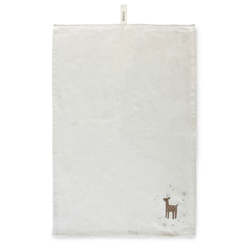 Juna Christmas Fable Viskestykke 50x70 cm, cream