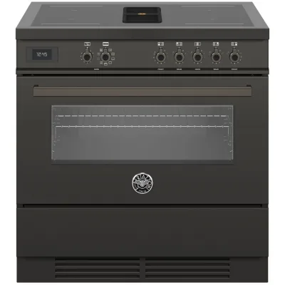 Bertazzoni PROCH94I1ECAT Komfur med integreret emhætte 90 cm, carbonio