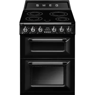 Smeg TR62IBL2 Victoria multifunktionsovn + induktionskogeplade 60 cm, sort