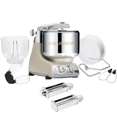 Ankarsrum Assistent Original AKM 6230 køkkenmaskine og pastakit, harmony beige