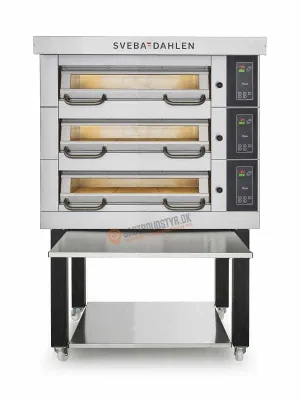 Sveba pizzaovn 3 x 6 stk pizza