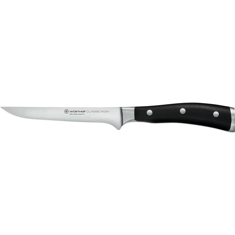 Wüsthof Classic Ikon udbenerkniv sort 14 cm.