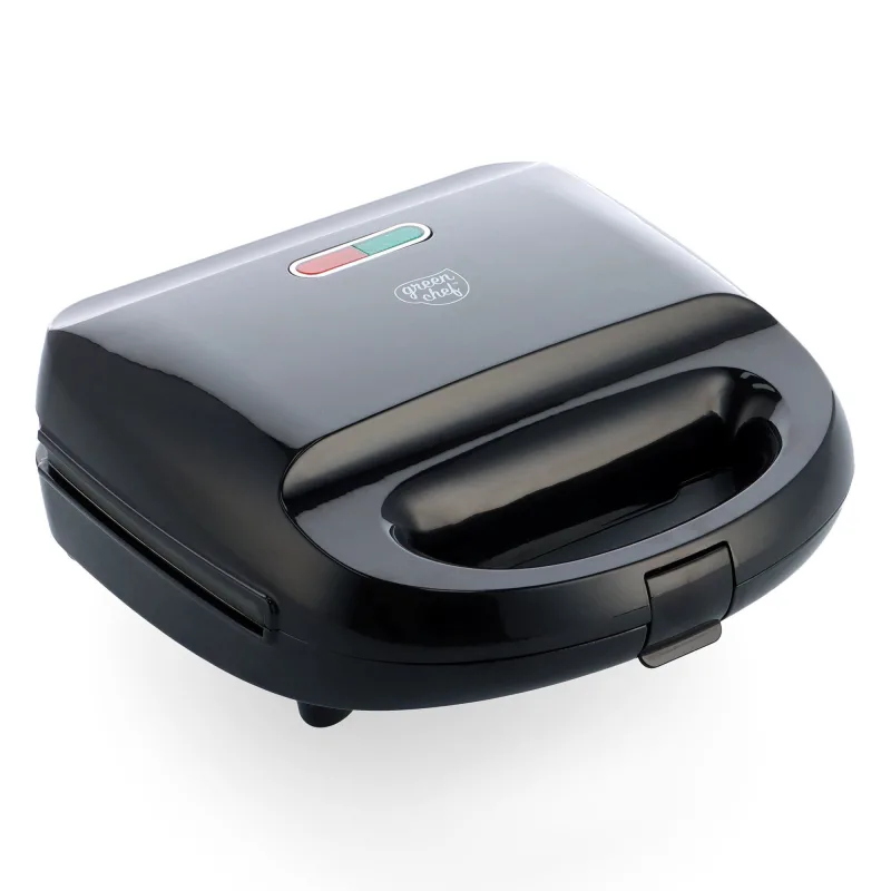 Greenchef 3-i-1 sandwichgrill/vaffeljern, black