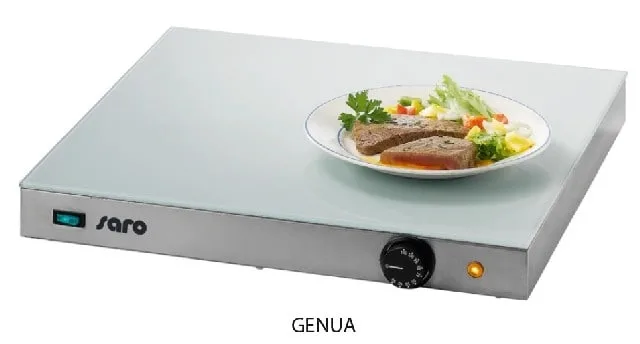 Varmeplade GENUA hærdet glas SARO
