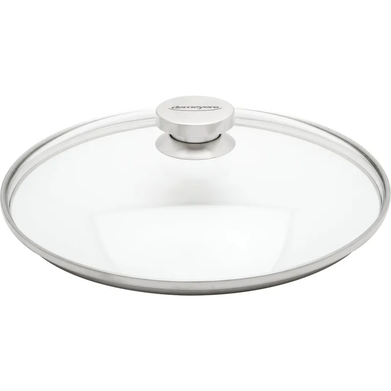 Demeyere Specialties Glaslåg med stålknop, Ø 28 cm.